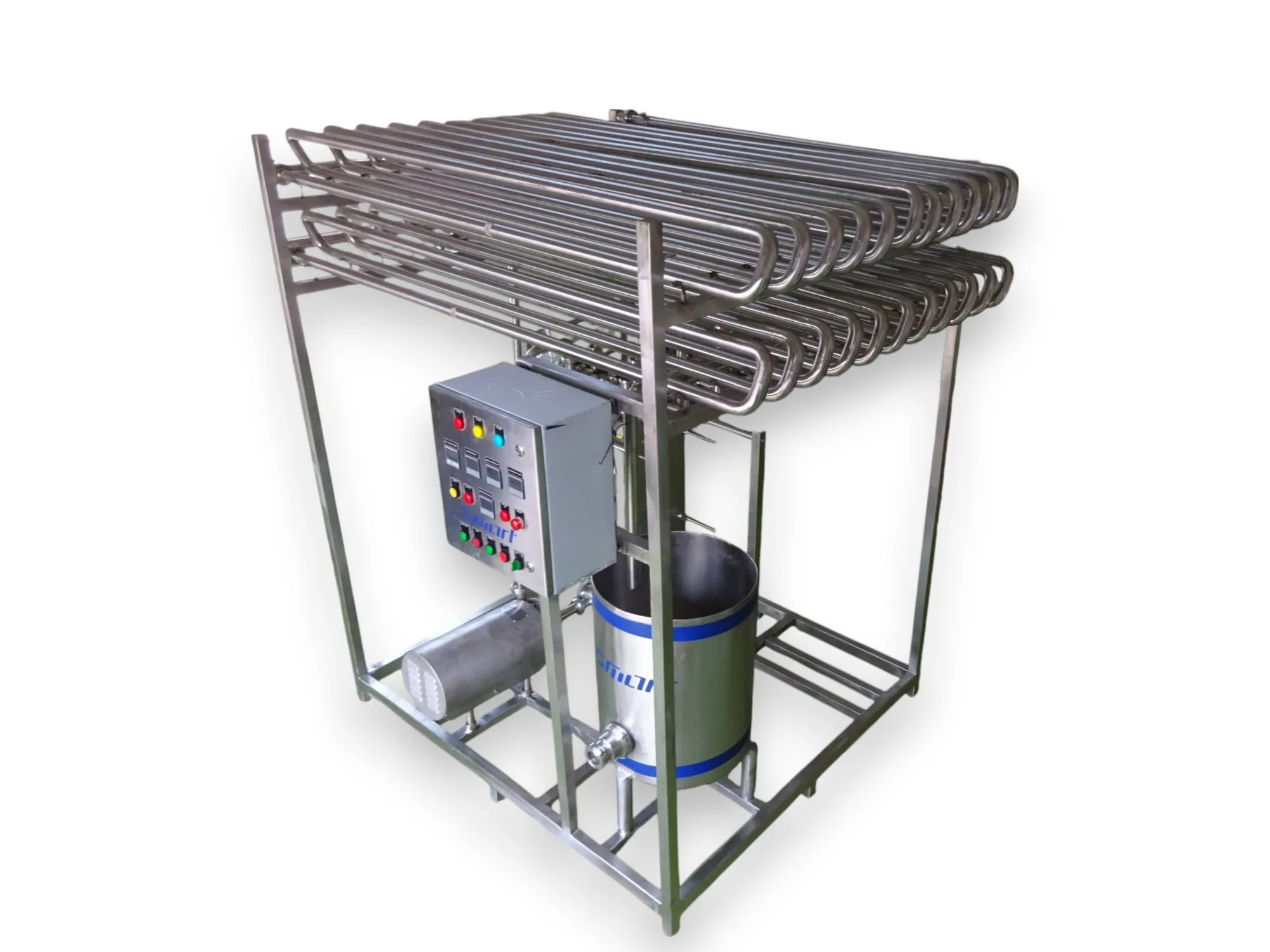 SMART SEMCP-1K Skid Mounted Milk Cum Curd Pasteurizer 1000LP